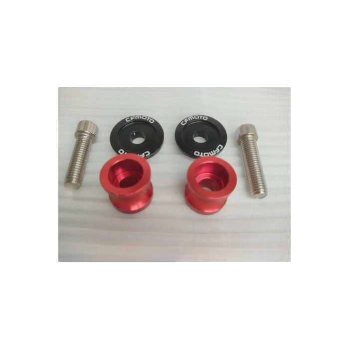 CFMOTO 250NK SR LAZER YAZILI  KALDIRMA SEHPA CIVATASI - SLIDER  10MM- KIRMIZI RENK