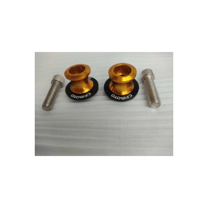 CFMOTO 250NK SR LAZER YAZILI  KALDIRMA SEHPA CIVATASI - SLIDER - SARI GOLD RENK
