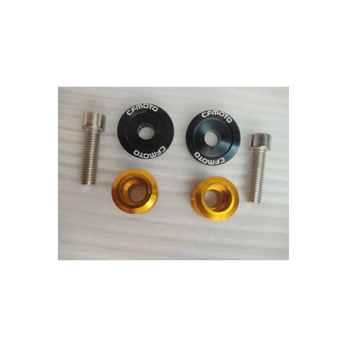 CFMOTO 250NK SR LAZER YAZILI  KALDIRMA SEHPA CIVATASI - SLIDER - SARI GOLD RENK