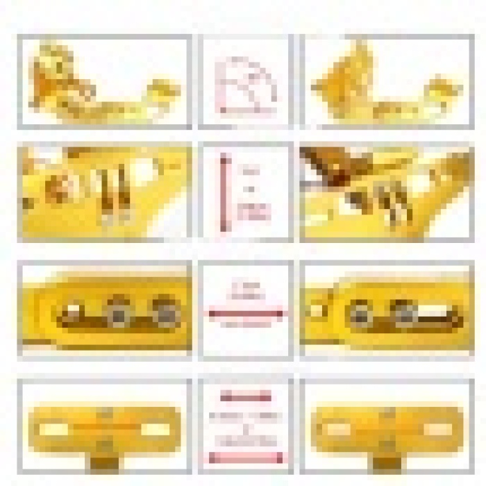 KATLANABİLİR ARKA PLAKALIK - LED IŞIKLI - CNC METAL - PARLAK RENKLER - GÜMÜŞ