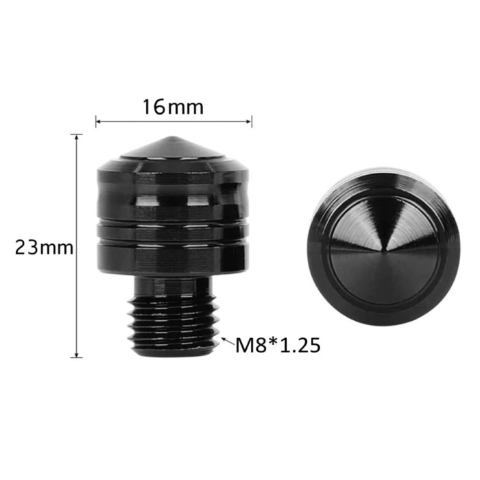 YAMAHA AYNA KAPAK CIVATA SETİ - SİYAH-  8mm