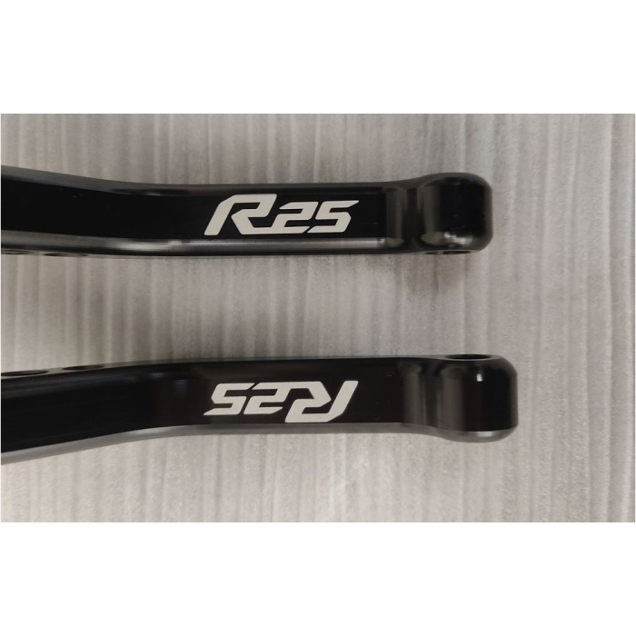 YAMAHA R25 SPOR MANET ELCİK - YÜKSEK KALITE - TAM UYUM - LAZER YAZILI - SİYAH