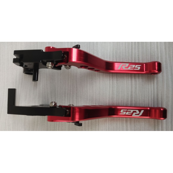 YAMAHA R25 SPOR MANET ELCİK - YÜKSEK KALITE - TAM UYUM - LAZER YAZILI - KIRMIZI
