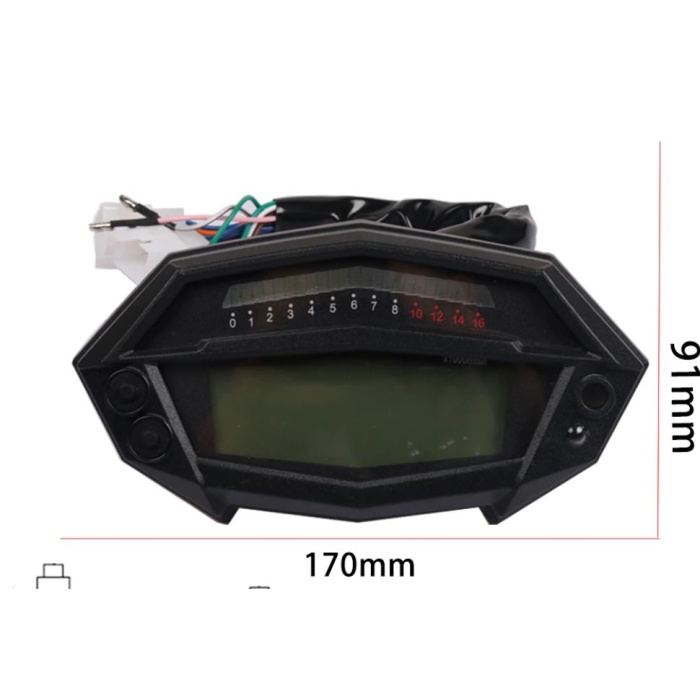 DİGİTAL UNIVERSAL KM SAATI - HAYALET GÖSTERGE - ENJEKTÖRLÜ MOTOR