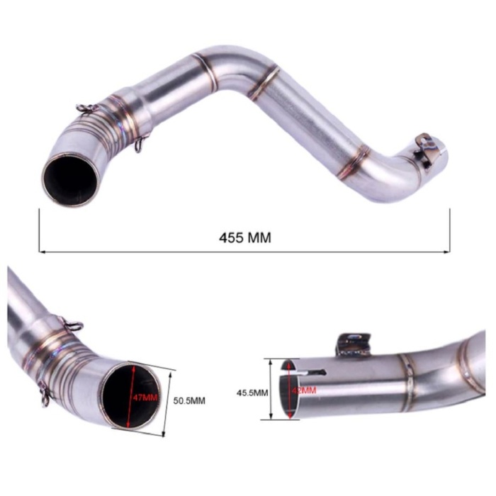 KTM DUKE  HEADERS BORU - KAYNAKSIZ TİP  DUKE 200 - 250 - 390 (2012-2016)