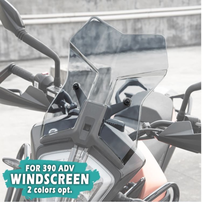 KTM DUKE 250 390 ADVENTURE ÖN SİPERLİK - YÜKSEK KALITE - FÜME RENK