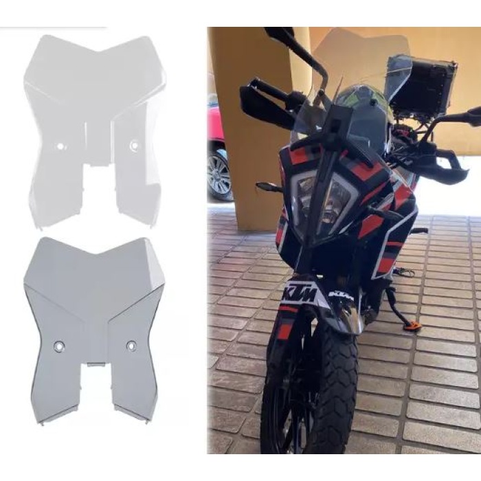 KTM DUKE 250 390 ADVENTURE ÖN SİPERLİK - YÜKSEK KALITE - FÜME RENK
