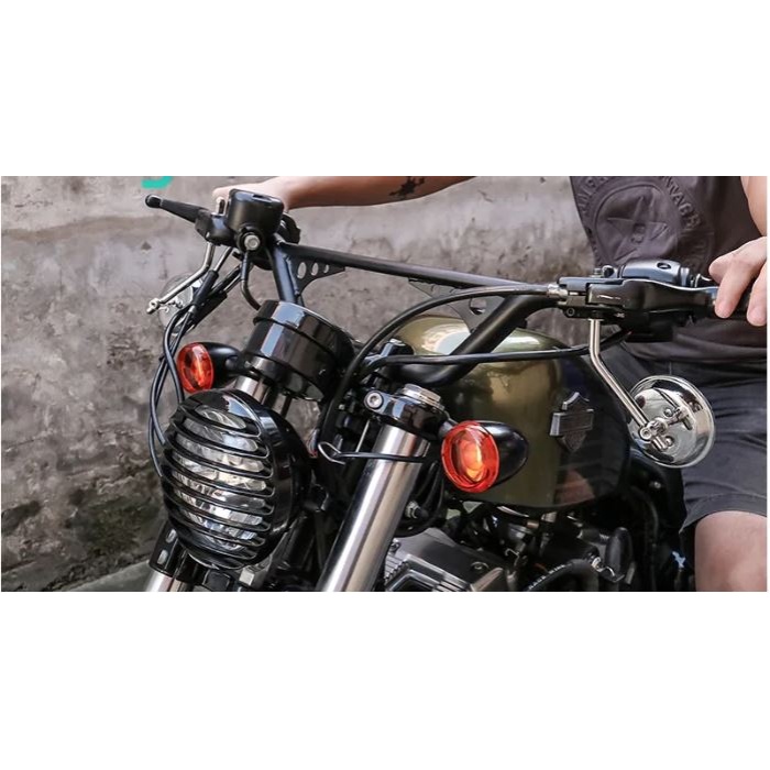HARLEY CHOPPER GIDON - 22MM - KROM