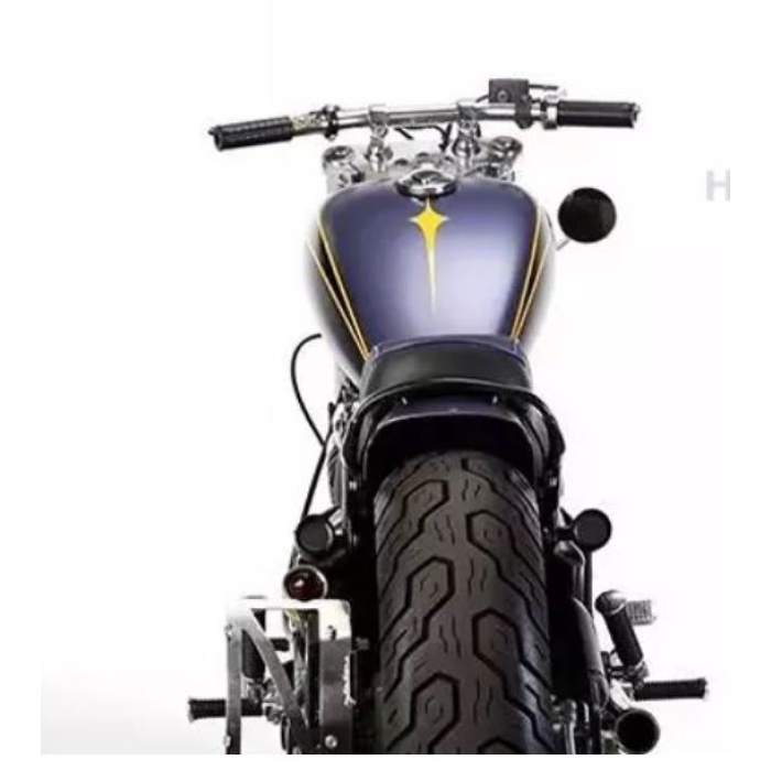 CHOPPER HARLEY CAFE RACER - DÜZ GIDON - 22MM - KROM -