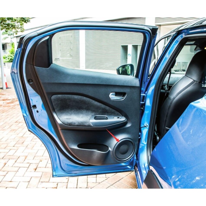 NISSAN JUKE YENI KASA F16 ÖN-ARKA KAPI SPEAKER ÇERÇEVE KAPAK SET 4 LÜ ADET - KARBON