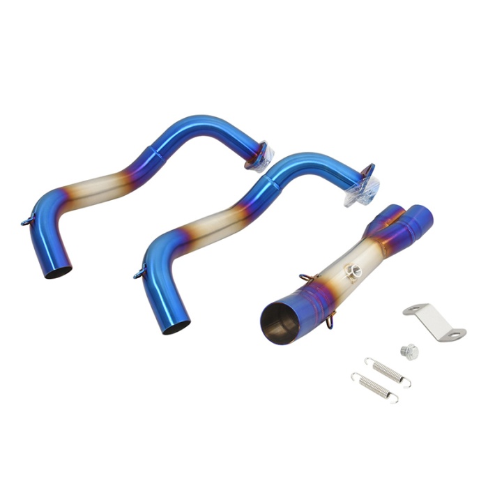 YAMAHA R7 MT07 HEADER BORU SETI 3 RENK BUKALEMUN - 2020 -2023
