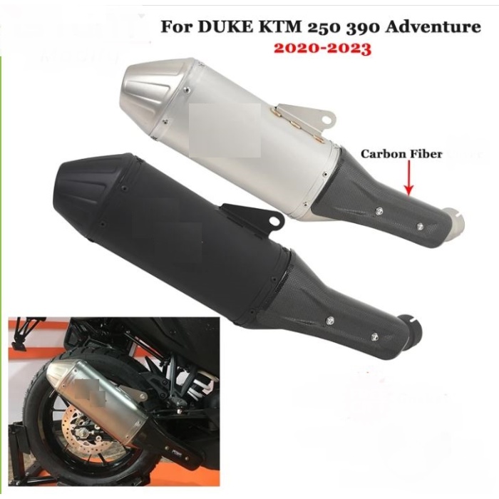 KTM DUKE 250 390 SLIP ON EGZOZ - GERÇEK KARBON - 2020 SONRASI