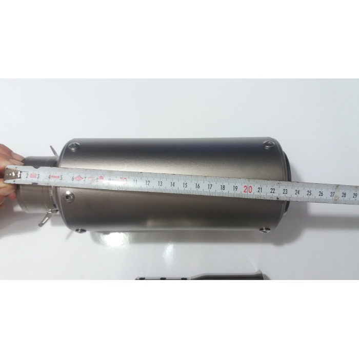 MOTORSIKLET EGZOZ - GERÇEK TİTANYUM - 60MM