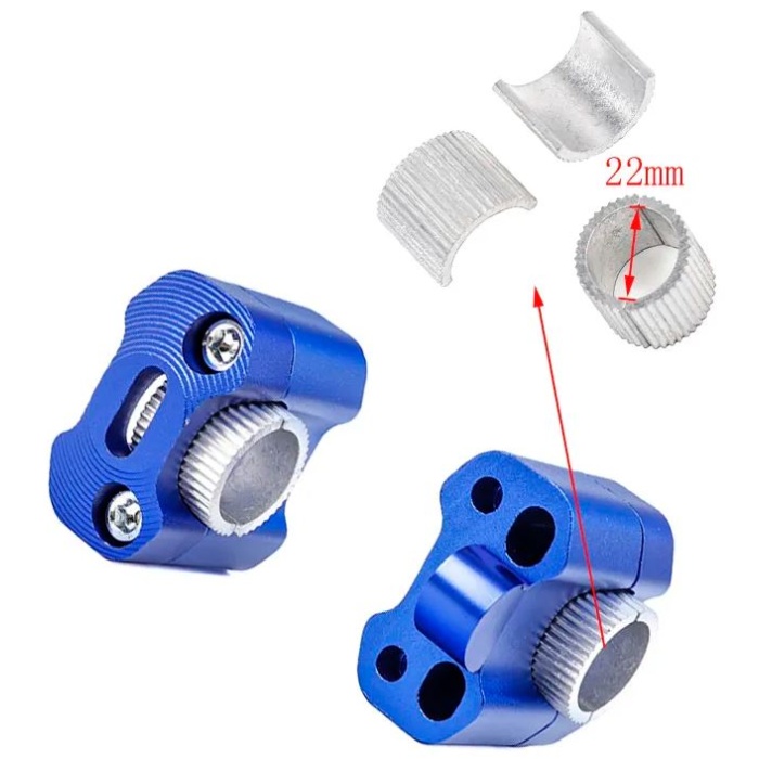 GIDON YÜKSELTME TUTUCU RİSER -YÜKSELTİCİ- 22MM V 28MM - MAVİ