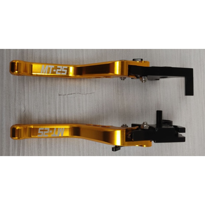 YAMAHA MT25 SPOR MANET ELCİK - YÜKSEK KALITE - TAM UYUM - LAZER YAZILI - GOLD RENK