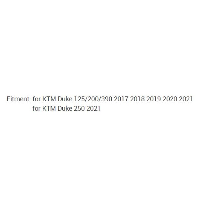 KTM DUKE 125 250 390 MONO KAPAK SELE 2017-2023 TURUNCU