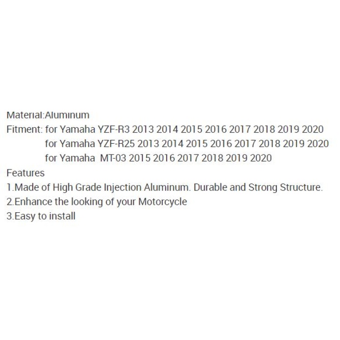 R25 MT25 ÇAMURLUK v ZINCIR KORUMA METAL SİYAH
