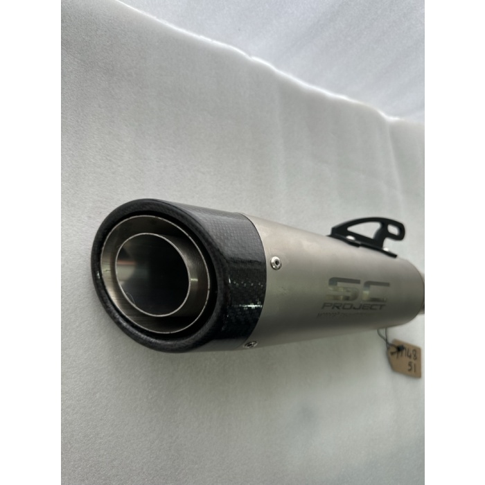 SC PROJECT , GERÇEK KARBON UÇ , GENİŞ TÜP ,51MM