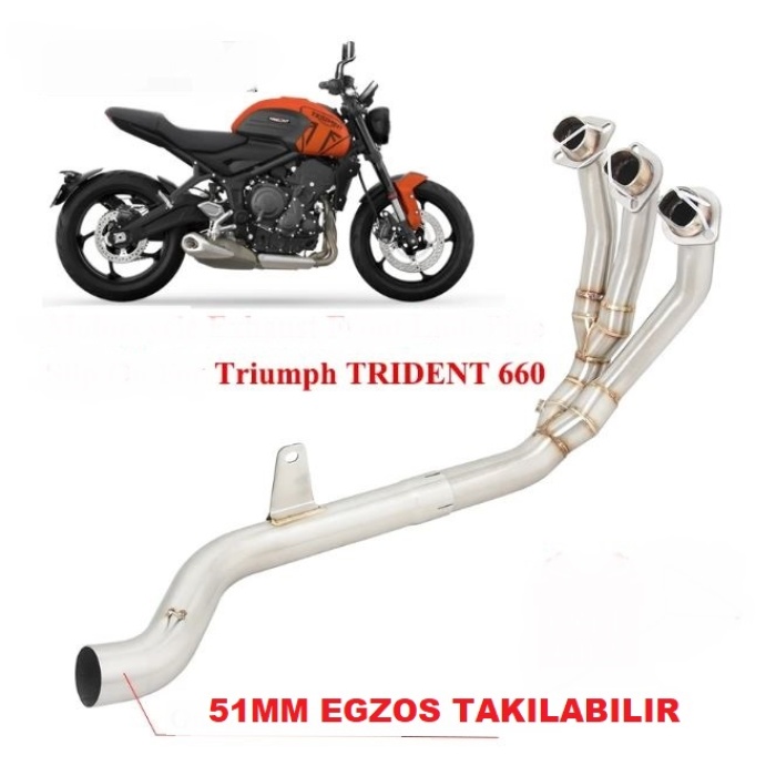 TRIUMPH TRIDENT 660 HEADERS