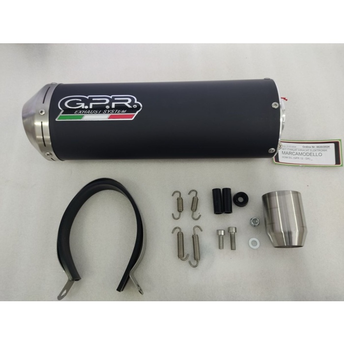 GPR ITALY STREET FIGHTER L350 ALLUMINIO - SIYAH RENK - SIFIR