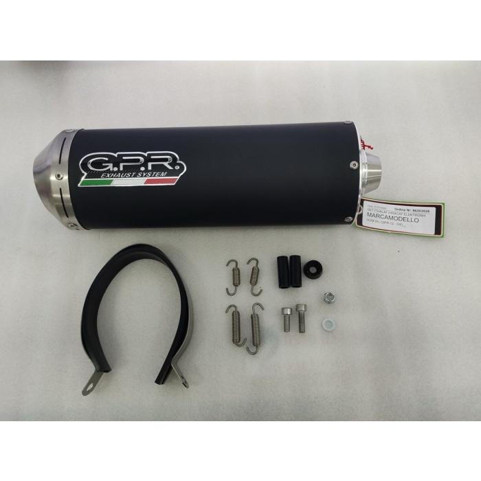 GPR ITALY STREET FIGHTER L350 ALLUMINIO - SIYAH RENK - SIFIR