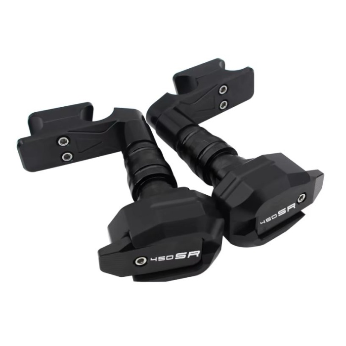 CFMOTO 450 SR YAN TAKOZ KORUMA SETİ KORUMA DEMİRİ - KOMPLE CNC - SİYAH