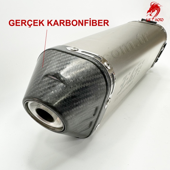 YOSHI - GERÇEK KARBON UÇ - GENİŞ TÜP - TOK SES EGZOZ