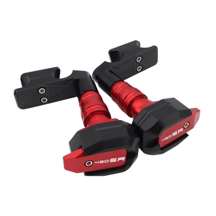 CFMOTO 450 SR YAN TAKOZ KORUMA SETİ KORUMA DEMİRİ - KOMPLE CNC - KIRMIZI