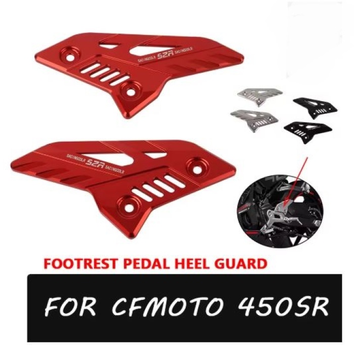 CFMOTO 450SR YAN CNC KAPAK - SİYAH