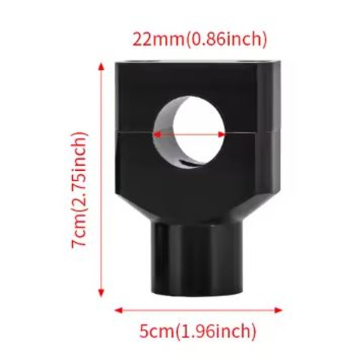 TEK NOKTA GIDON TUTUCU - 22MM - KROM RENK
