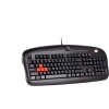 A4 Tech KB-28G Q Türkçe Multimedya Gamer Oyun Klavyesi (Kauçuk Tuşlar,Bileklikli)