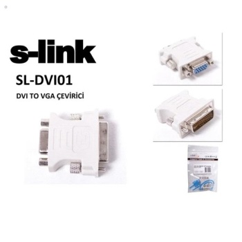 S-Link Sl-Dvı01 Dvı 24+5 M To Vga 15 F Çevirici