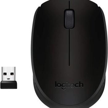 Logitech M171 USB Alıcılı Kablosuz Kompakt Mouse - Sİyah