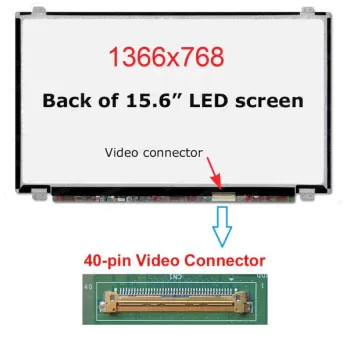 BOE 15.6 40 Pin Slim Led