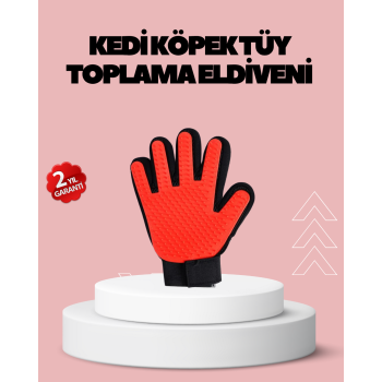 KESGİN MARKET ® Evcil Hayvanlar İçin Tüy Dökülme Önleyici Eldiven – Masaj ve Temizlik İçin Yumuşak Silikon Uçlu