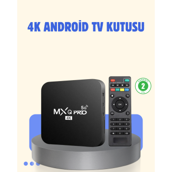 KESGİN MARKET ® 4K Android TV Box – 2GB RAM 16GB ROM, Hızlı Wi-Fi Bağlantılı Akıllı Medya Kutusu