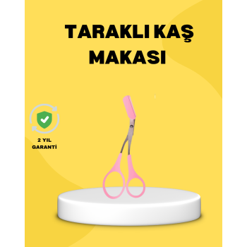 KESGİN MARKET ® Kaş Şekillendirme Makası Taraklı – Hassas ve Güvenli Kesim