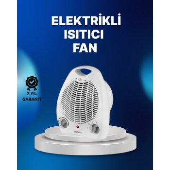 KESGİN MARKET ® Mini Elektrikli Isıtıcı – 2000W Güç, Fanlı Isıtma, 3 Isı Modu