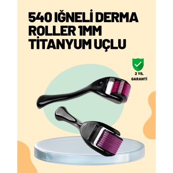 KESGİN MARKET ® Cilt Yenileyici Derma Roller – Mikro İğneli Bakım Aracı