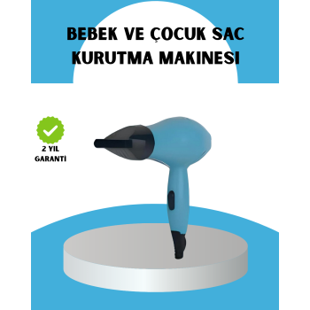 KESGİN MARKET ® Mini Saç Kurutma Makinesi – Sessiz, Güvenli ve Hafif – Çocuklar İçin Özel Tasarım