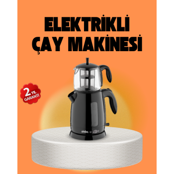 KESGİN MARKET ® Sinbo STM 5840 Elektrikli Çay Makinesi 1800 Watt 1,7 Litre