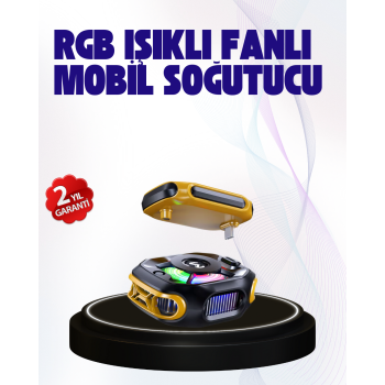 KESGİN MARKET ® 2000mAh Bataryalı Kablosuz Taşınabilir Cihaz Soğutucu