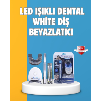 KESGİN MARKET ® Mavi Işık Teknolojisi ile Güvenli Diş Beyazlatıcı Sistem