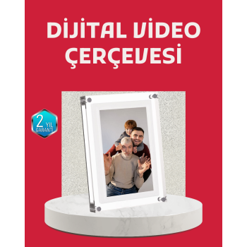 KESGİN MARKET ® Kompakt Tasarımlı 7 İnç Dijital Fotoğraf Çerçevesi – Modern ve Şık Görünüm