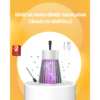 KESGİN MARKET ® Sessiz ve Güvenli Sivrisinek Kovucu Lamba