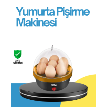 KESGİN MARKET ® 7 Yumurta Kapasiteli Yumurta Pişirme Makinesi Rafadan Orta ve Katı