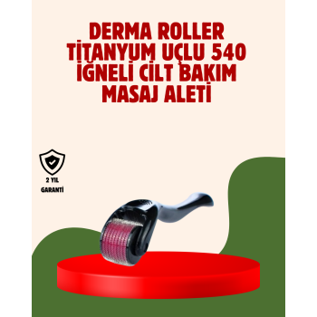 KESGİN MARKET ® Dermaroller 1 mm Akne İzleri ve Çatlak Giderici Cilt Bakım Aleti