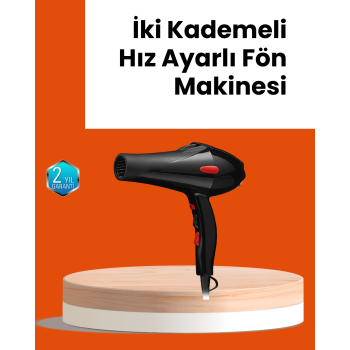KESGİN MARKET ® Hızlı Kurutma ve Şekillendirme İçin Profesyonel Saç Kurutma Makinesi