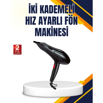 KESGİN MARKET ® Soğuk Üfleme Özellikli 2200W Profesyonel Fön Makinesi