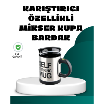 KESGİN MARKET ® Otomatik Karıştırmalı Termos Kupa | USB Şarjlı ve Ergonomik Tasarım